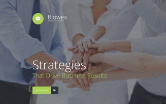 Business & Services Responsive Landing Page Template