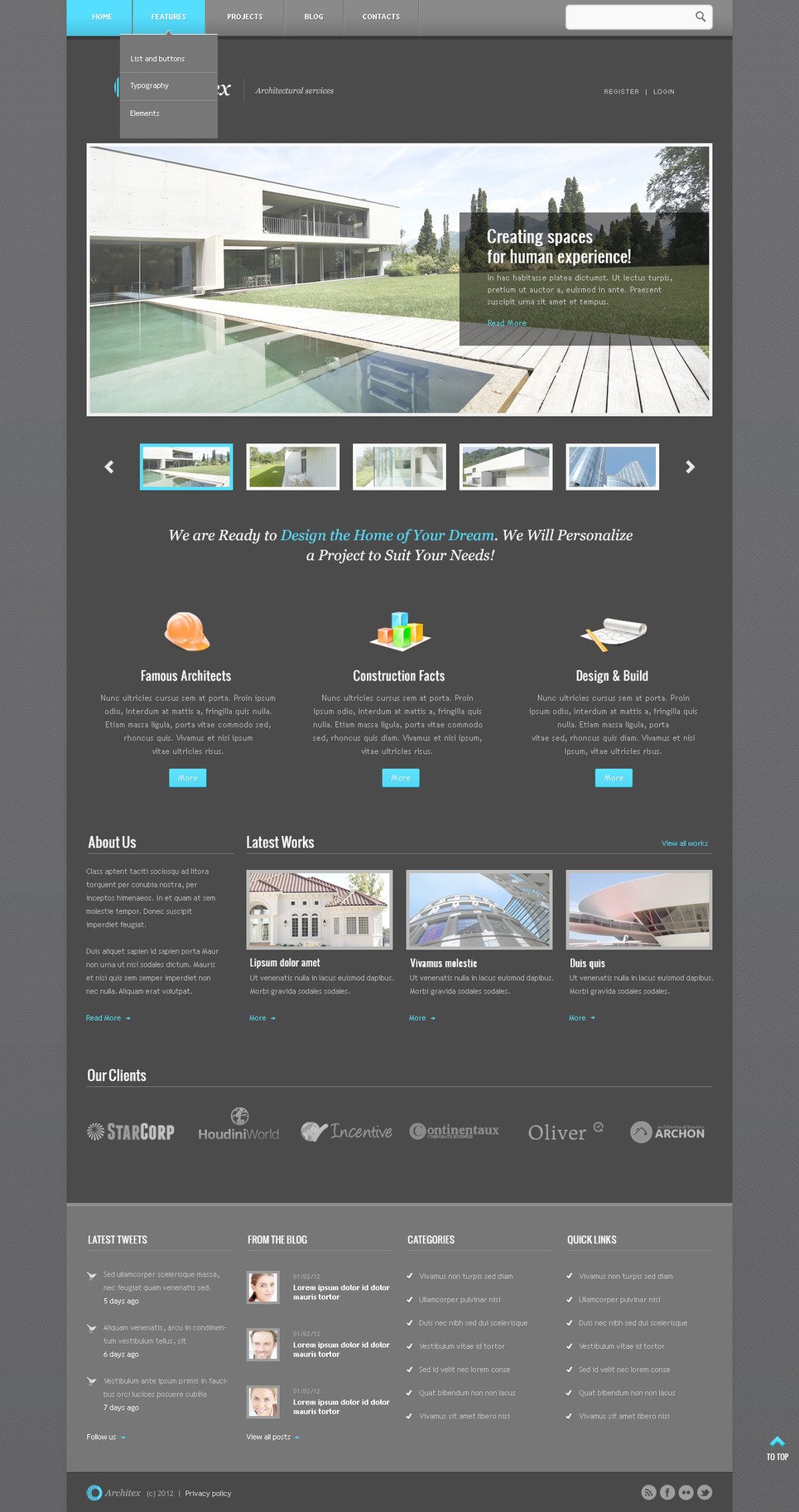 Construction Company PSD Template New Screenshots BIG