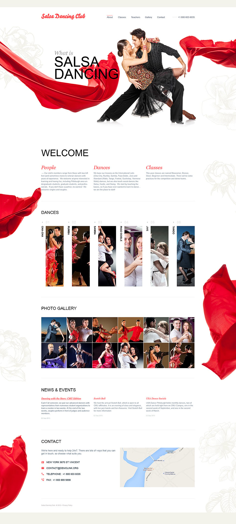 Dance Studio Muse Template New Screenshots BIG