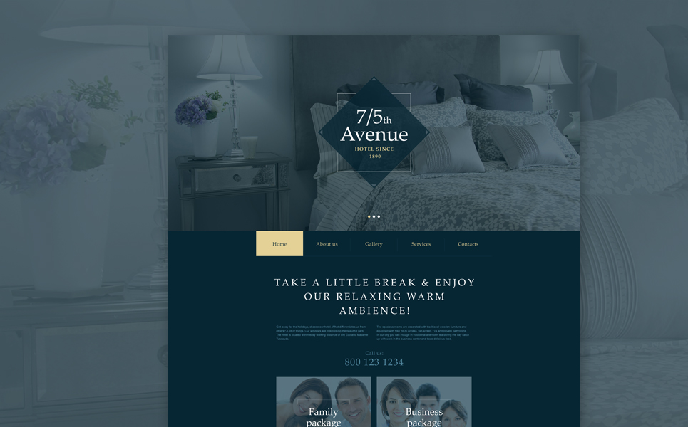 Hotels Muse Template New Screenshots BIG