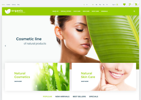 Organic Cosmetics  theme