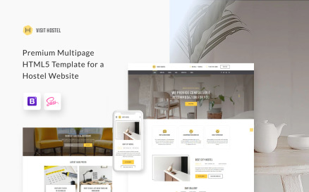 Hostel - Travel Multipage HTML5 Website Template