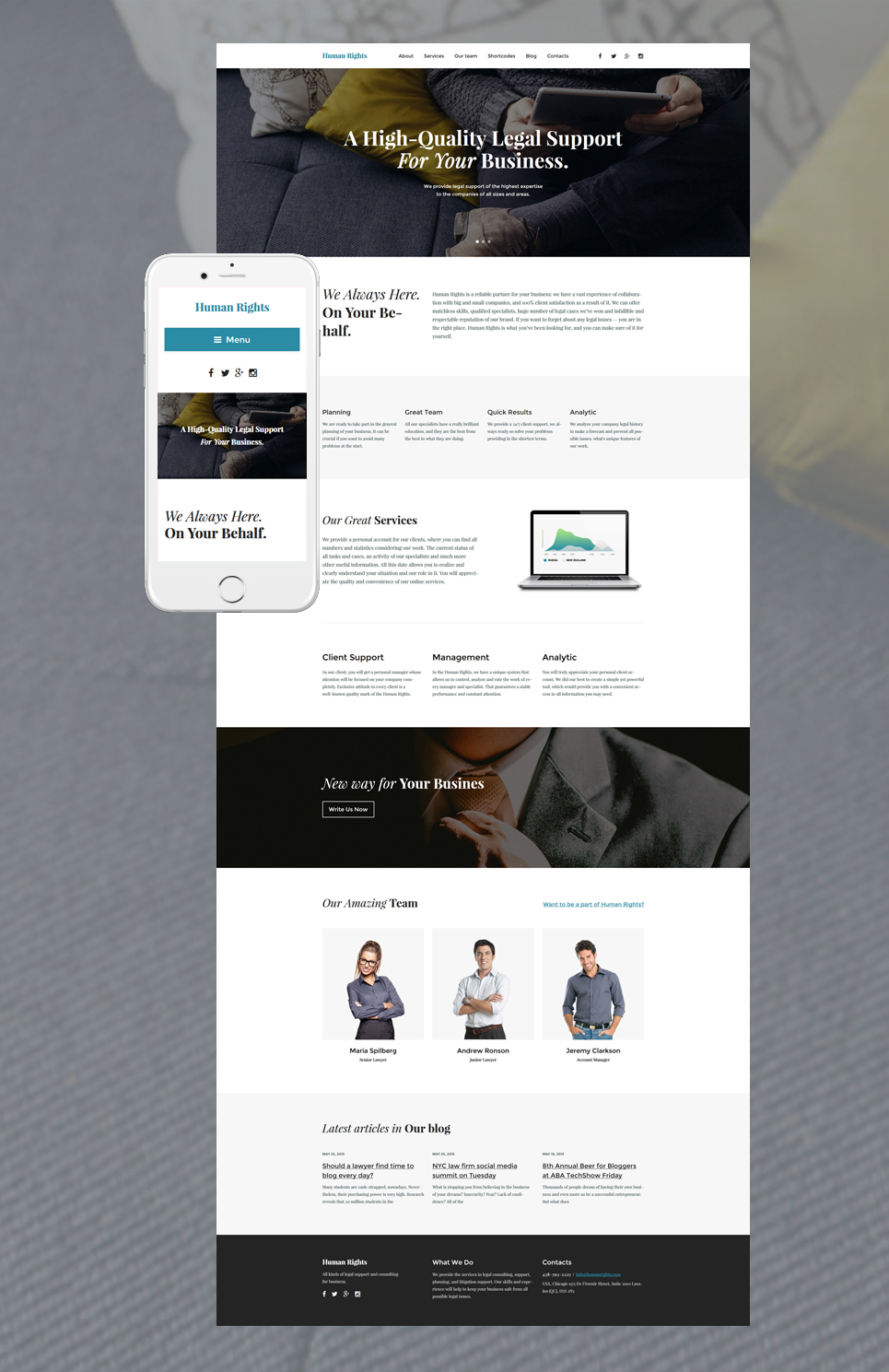 Accounting Website Responsive WordPress Theme New Screenshots BIG