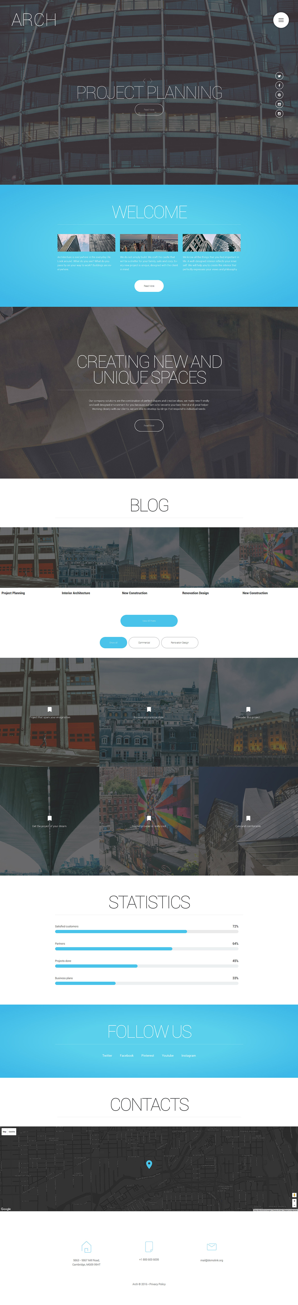 Arch WordPress Theme New Screenshots BIG