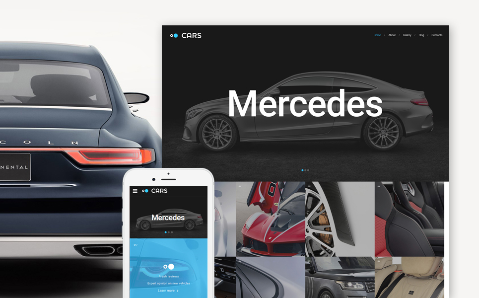 Car Responsive Website Template New Screenshots BIG