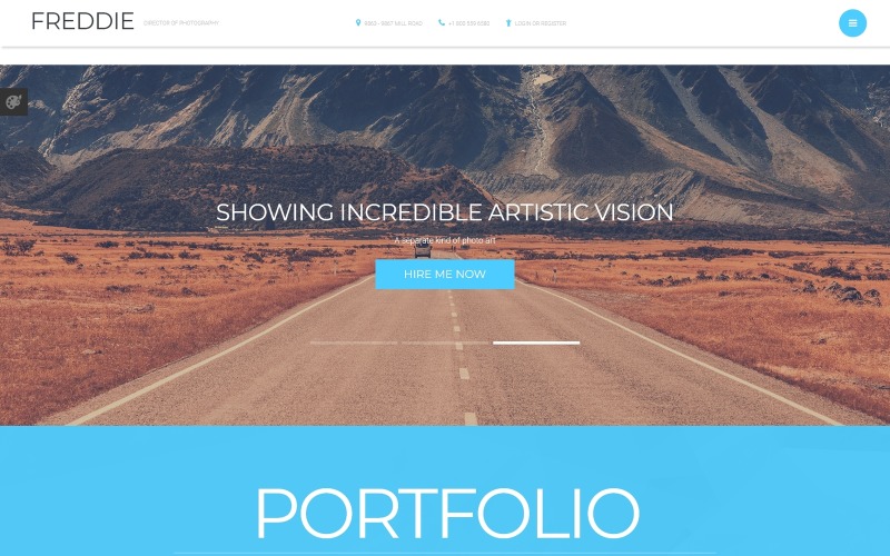 Freddie Joomla Template