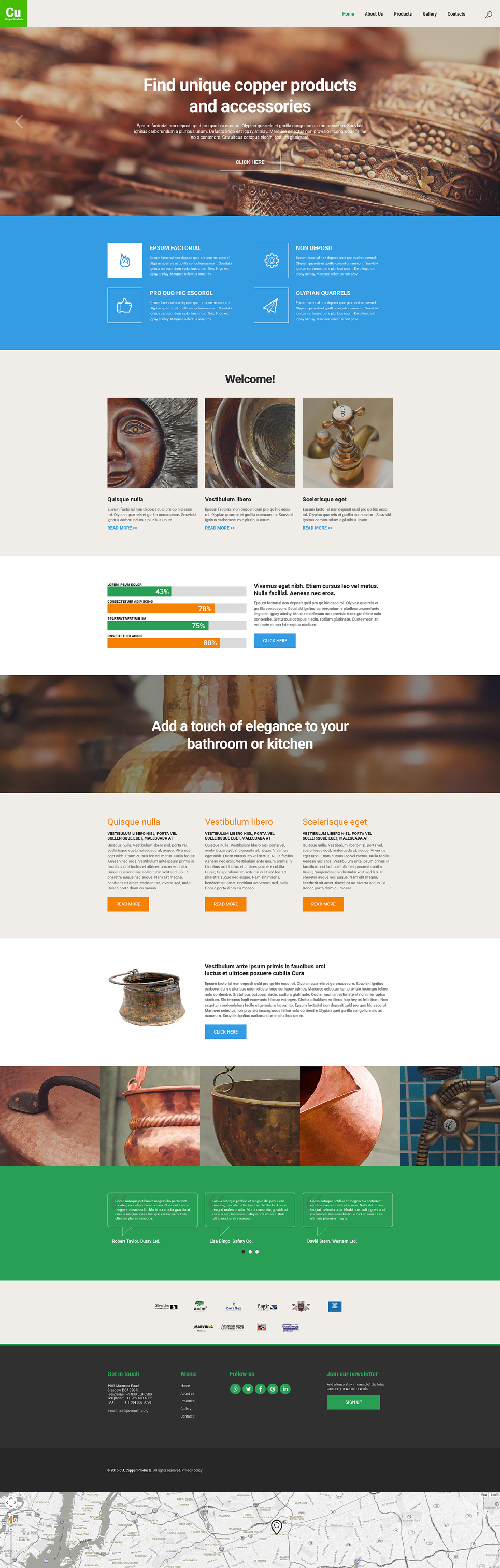 Industrial Responsive Website Template New Screenshots BIG