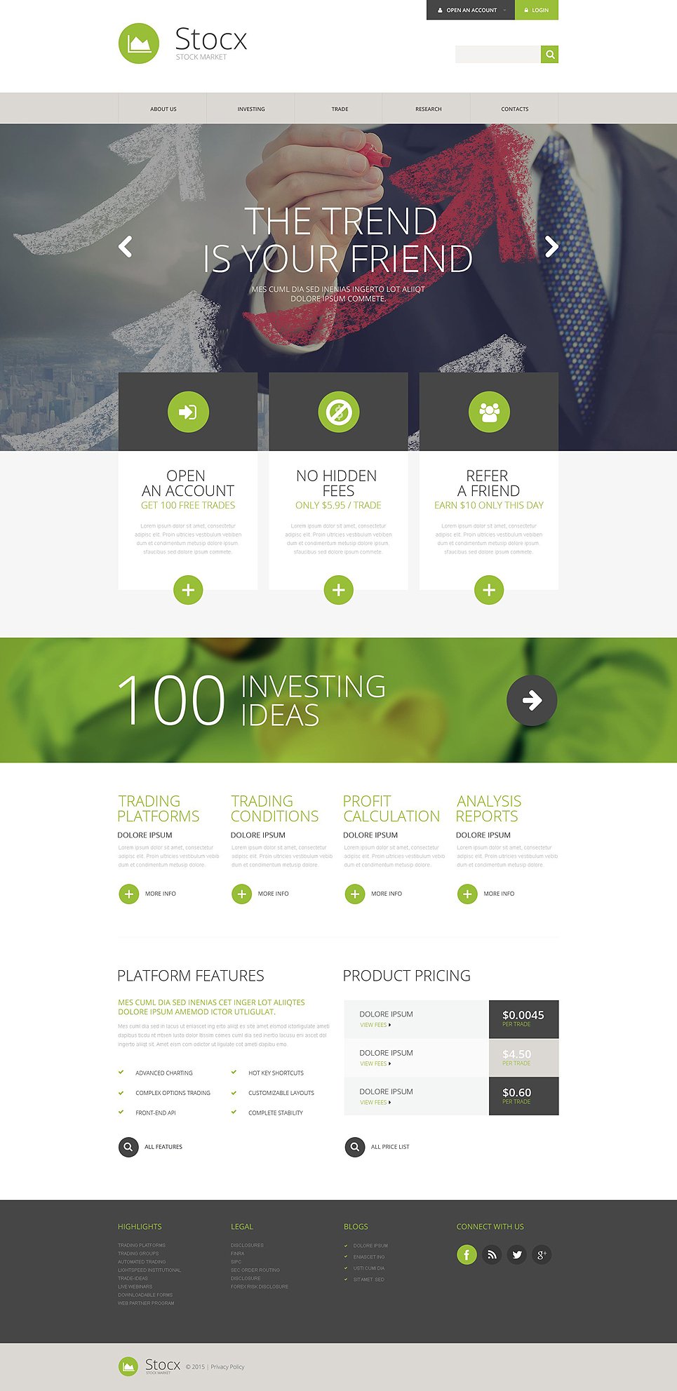 Investment Company Responsive Website Template New Screenshots BIG