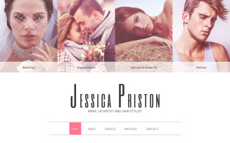 Make-up Artist Website Template