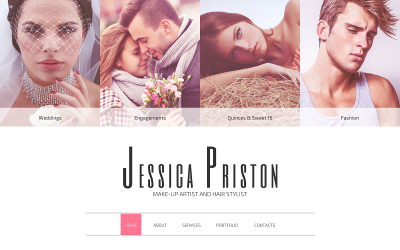 Make-up Artist Website Template