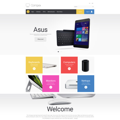 Responzivní PrestaShop motiv "Compex" #57692