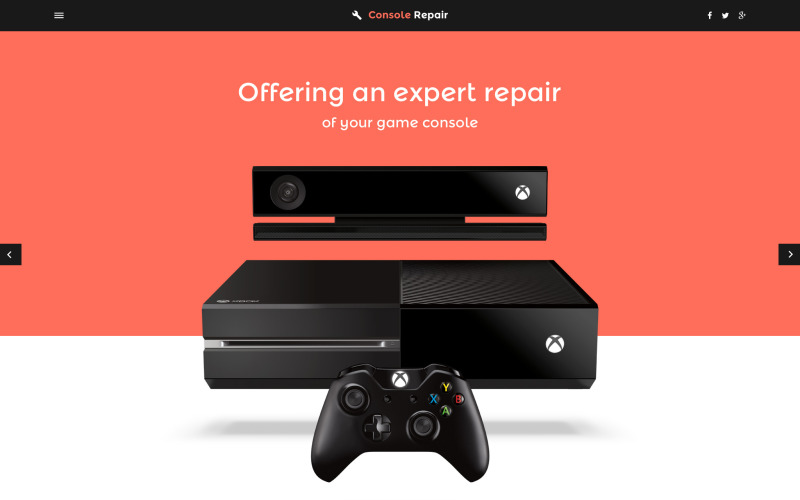 Video Games Website Template