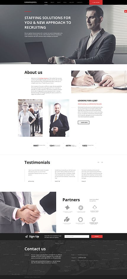 Joomla Main Page preview