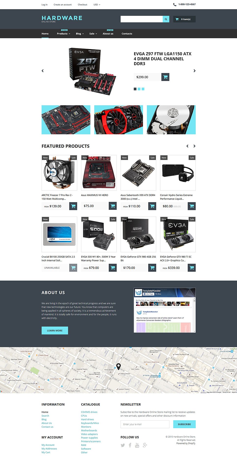 Computer Store Responsive Shopify Theme New Screenshots BIG