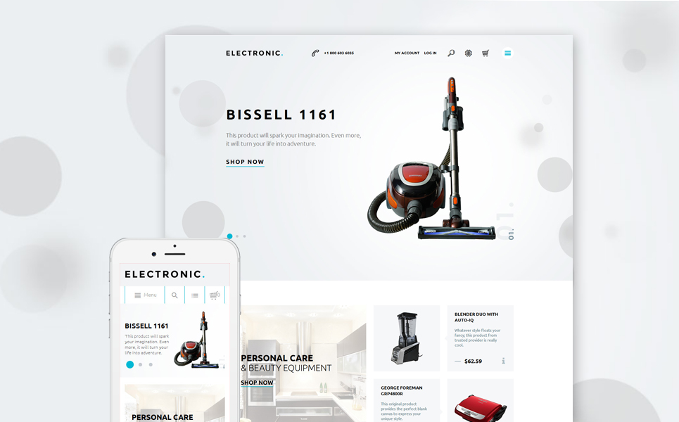 Home Electronics Magento Theme New Screenshots BIG