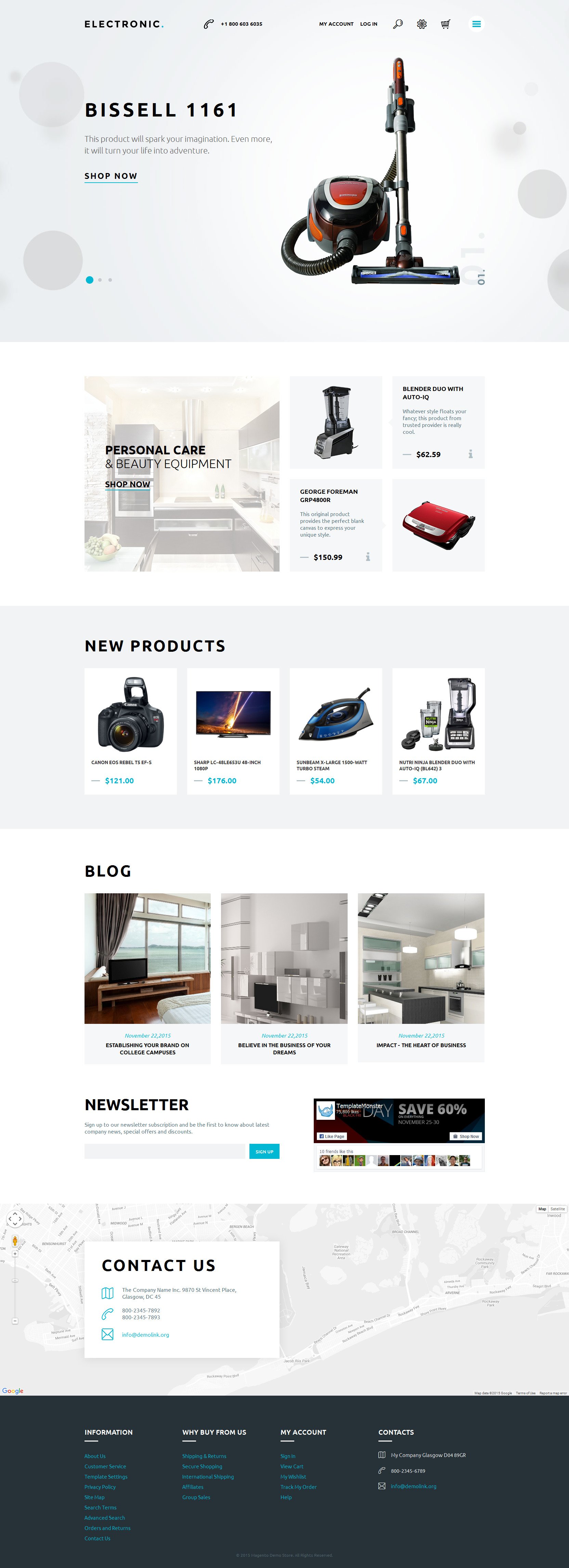 Home Electronics Magento Theme