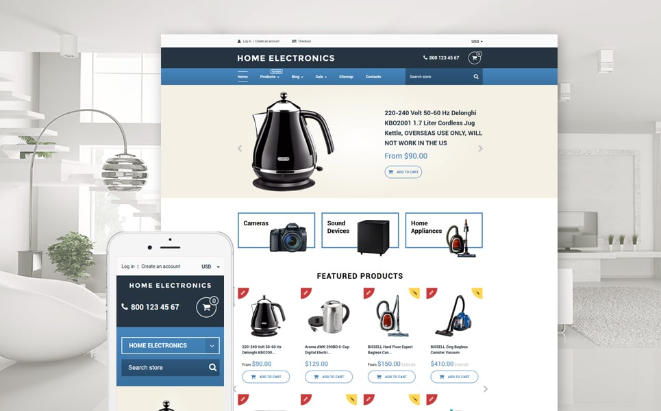 Home Electronics Shopify Theme New Screenshots BIG