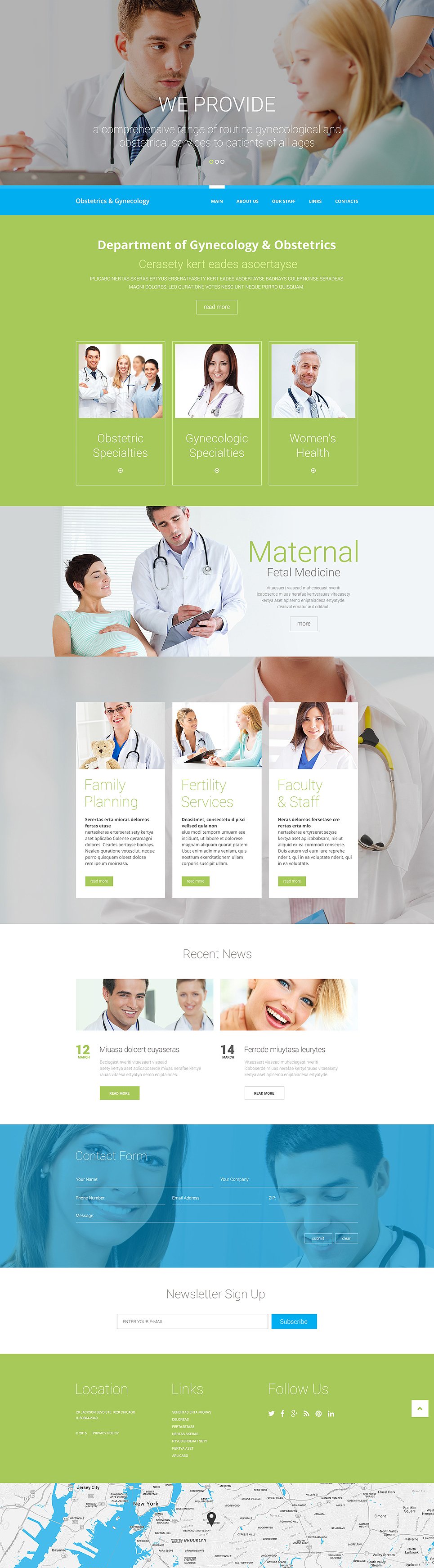 Medical Responsive Website Template New Screenshots BIG