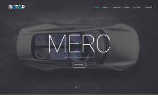 Motor Website Template