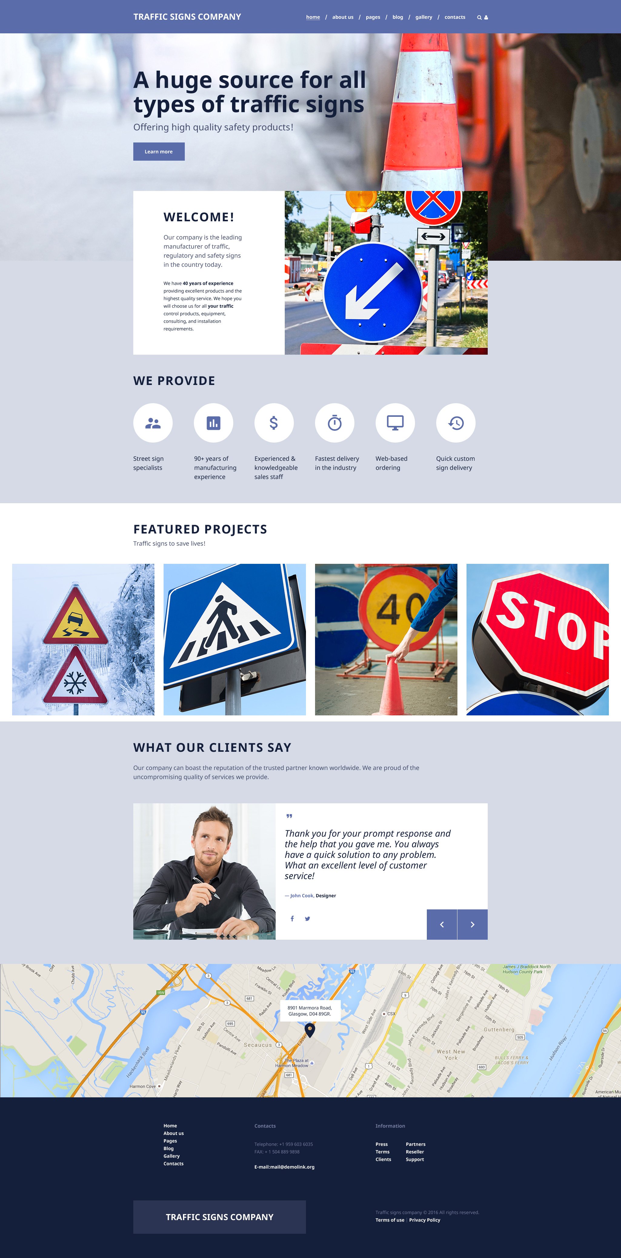 Road Construction - Paving Multipage Joomla Template - screenshot