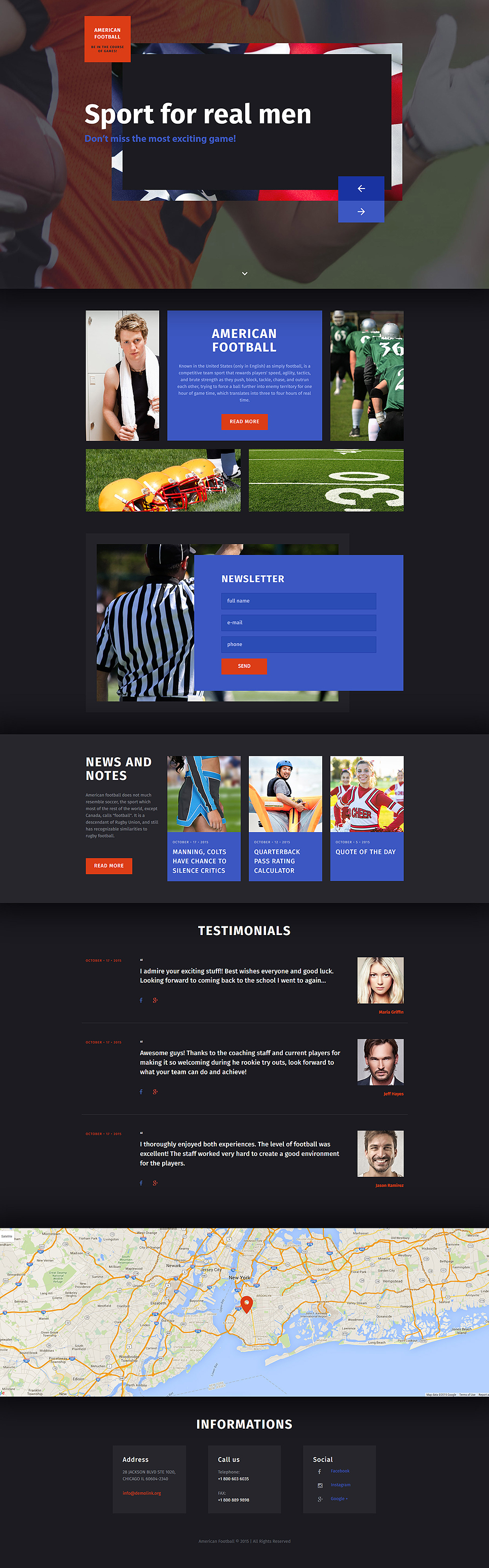 Rugby Responsive Landing Page Template New Screenshots BIG