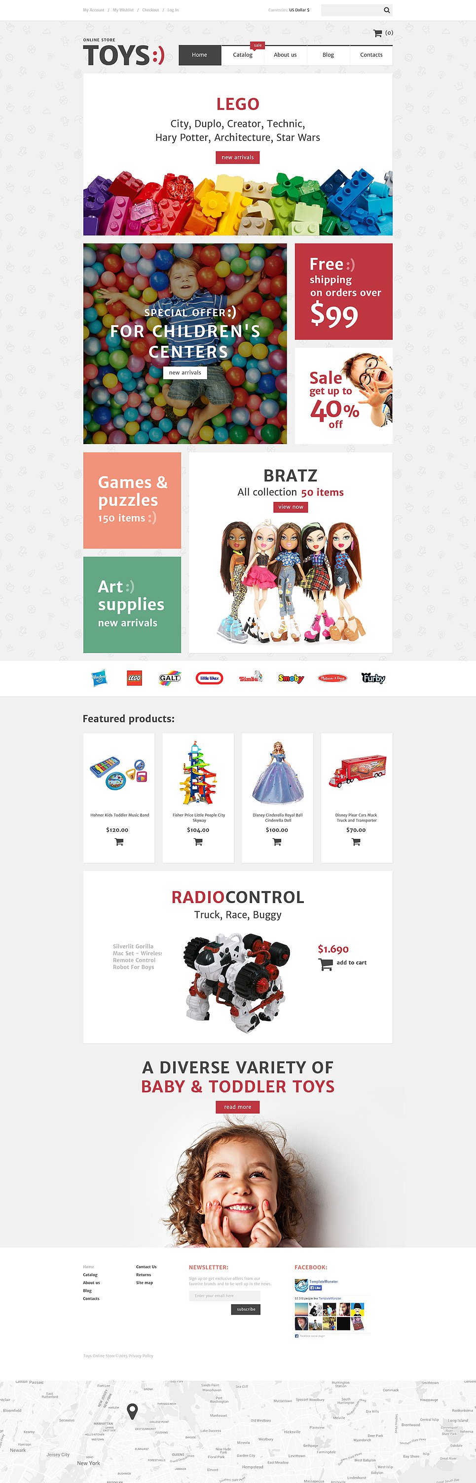 Toys Shop VirtueMart Template New Screenshots BIG