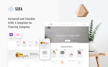 Sofa - Interior Design Agency Multipage HTML Website Template