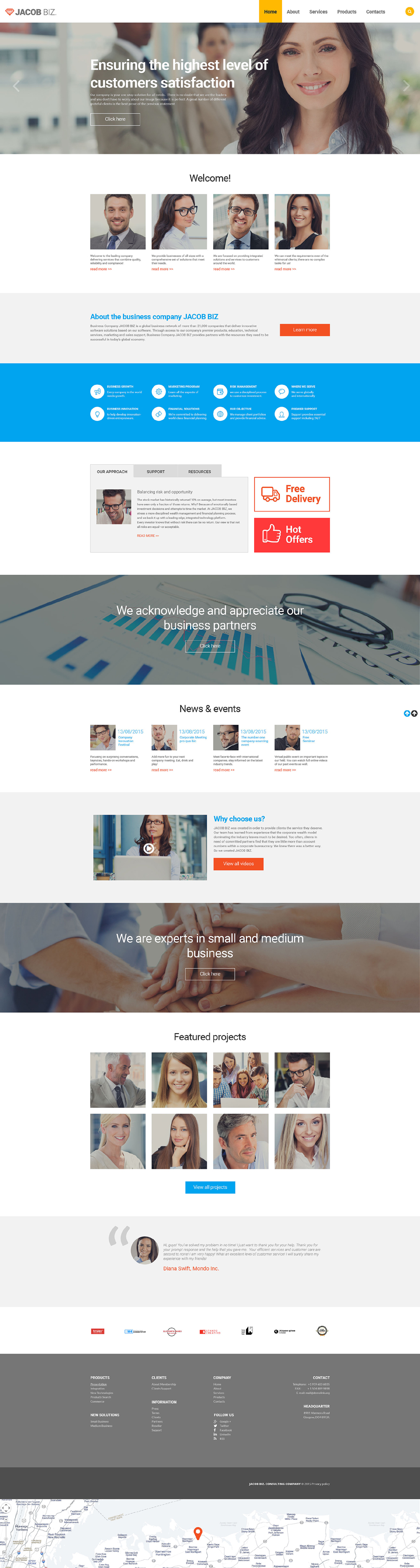 Business Responsive Website Template New Screenshots BIG
