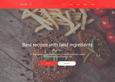 Cafe and Restaurant Responsive