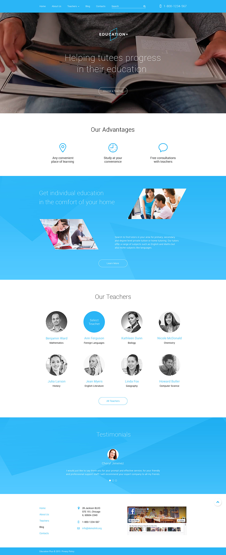 Education Drupal Template New Screenshots BIG