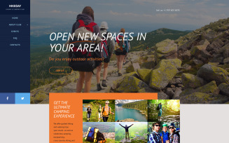 Hikeday Website Template