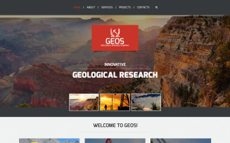 Industrial Responsive Website Template