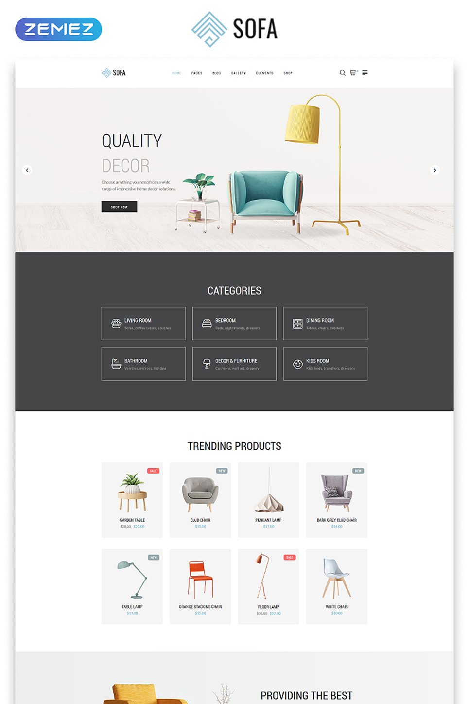 Interior Site Template