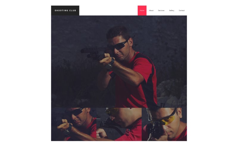 Shooting Responsive Website Template