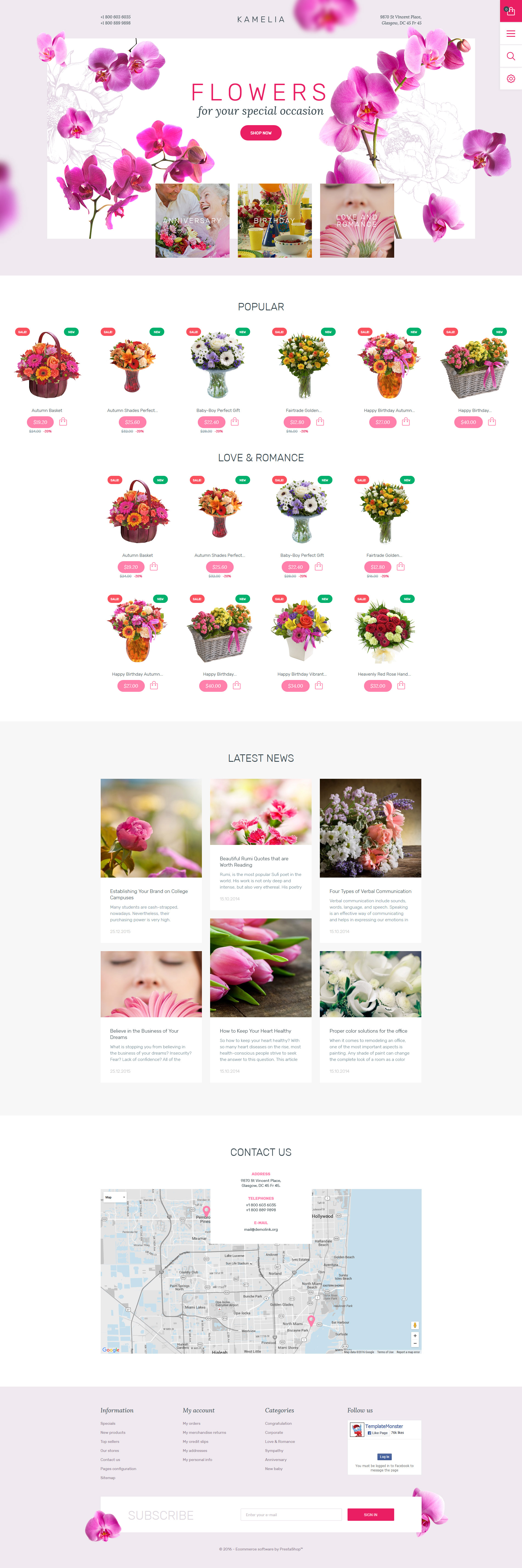Tema De PrestaShop "Kamelia" #57810 - captura de pantalla
