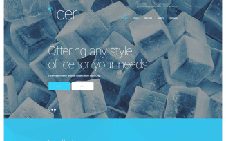 Water Responsive Website Template