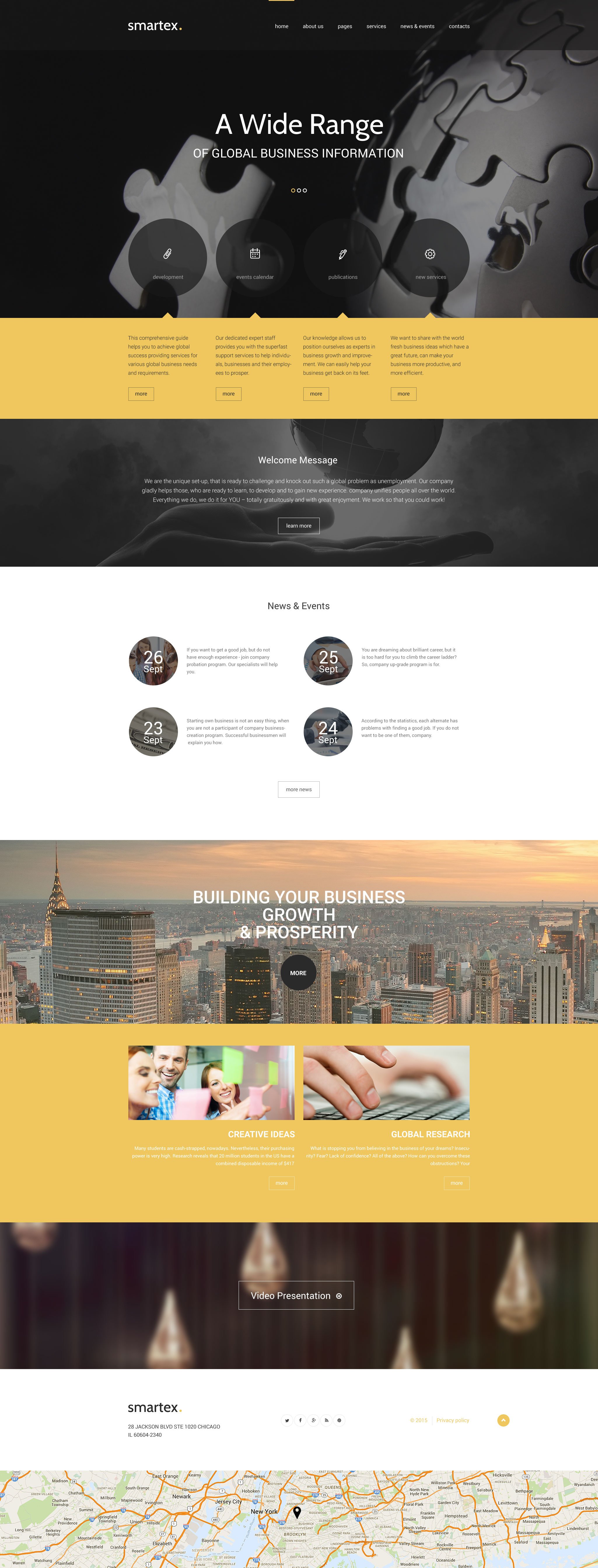 Business & Services Responsive Joomla Template - screenshot