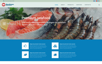 Frozen Food Responsive Website Template