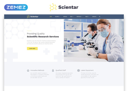 science lab  template