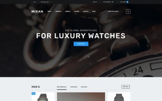 Watches Shop OpenCart Template
