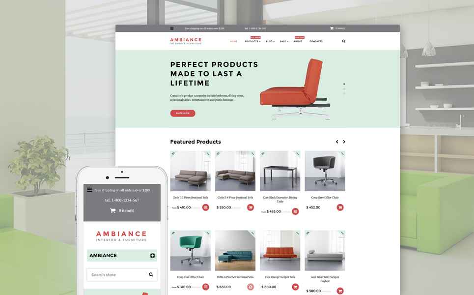 Ambiance Shopify Theme New Screenshots BIG