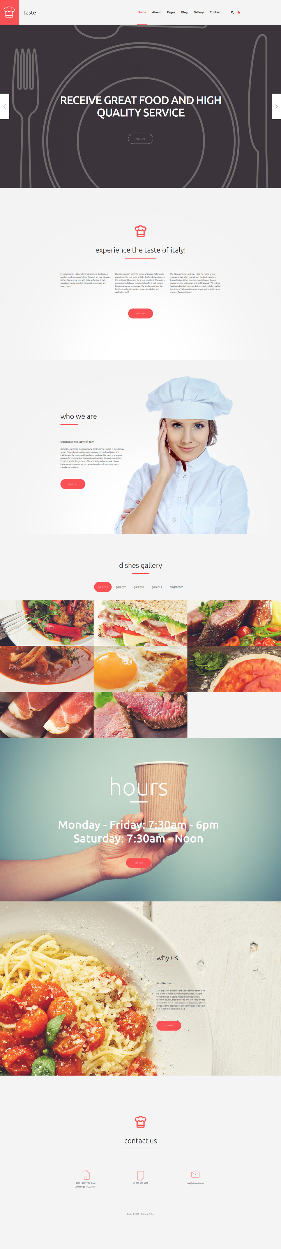 Cooking Responsive Joomla Template New Screenshots BIG