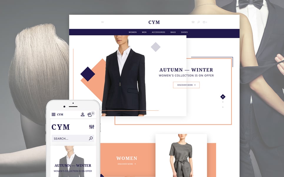 CYM - Urban Clothing OpenCart Template New Screenshots BIG