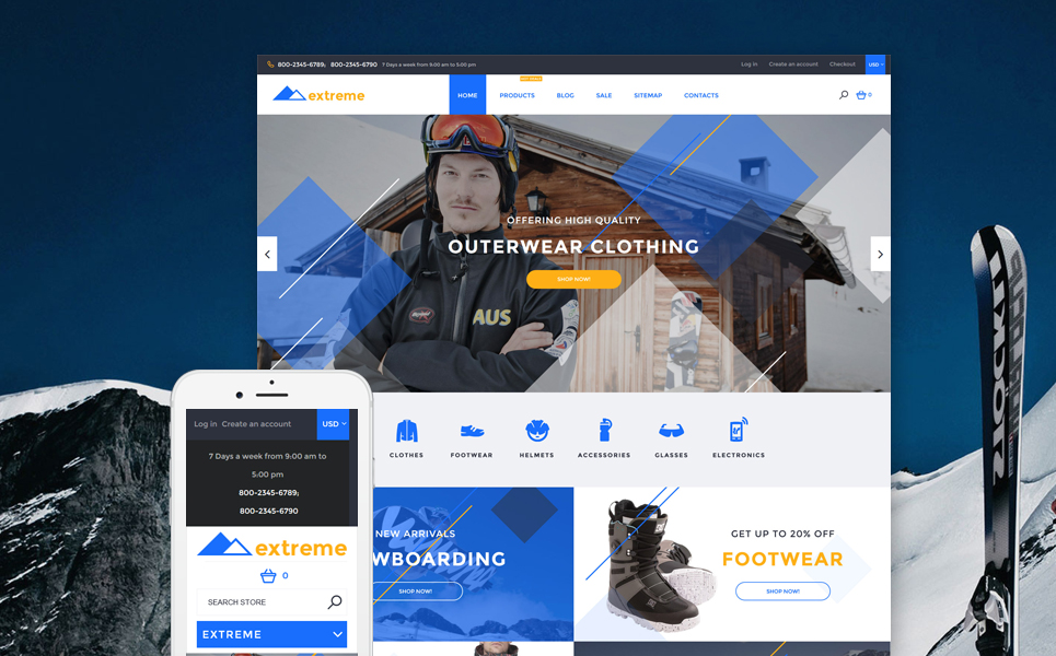 Extreme Shopify Theme New Screenshots BIG