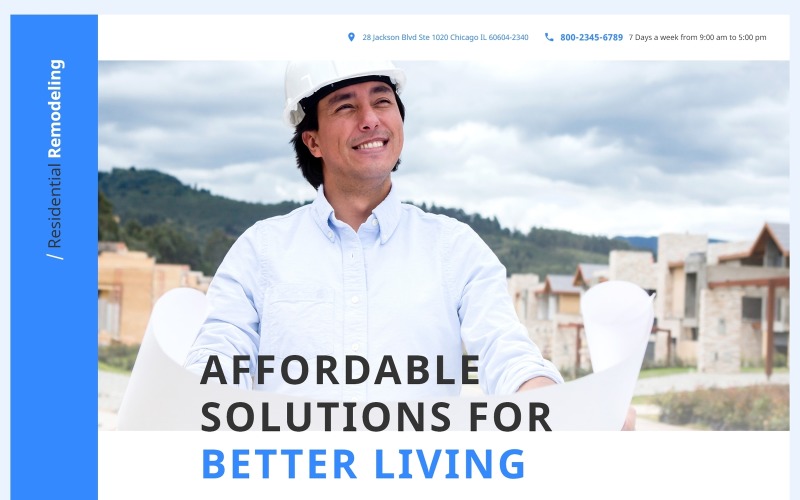 Home Remodeling Landing Page Template