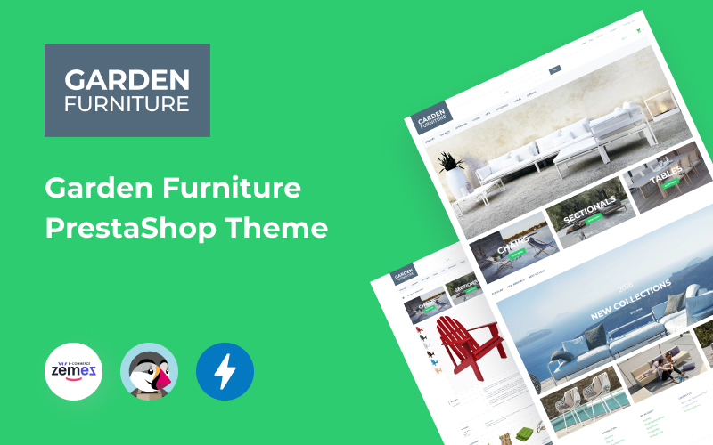 Responsivt Garden Furniture PrestaShop-tema #58023
