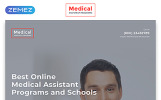 Medical Assistance Program - Medical School Clean HTML Bootstrap Szablon Landing Page Mały zrzut ekranu Responsywny szablon Landing Page Medical Assistance Program - Medical School Clean HTML #58055