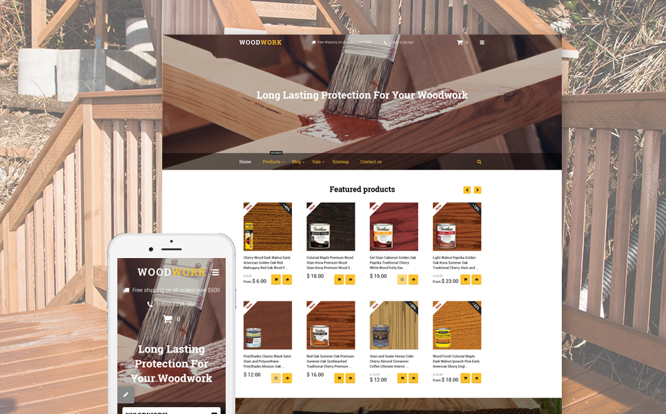 Woodwork Shopify Theme New Screenshots BIG