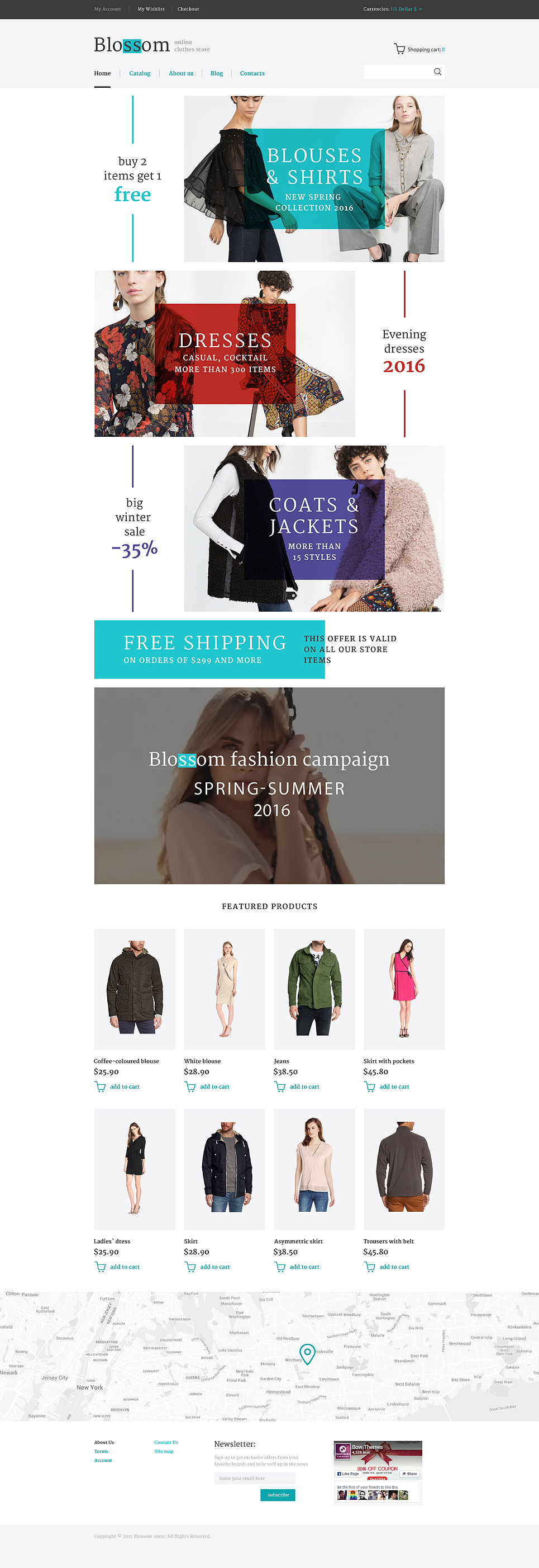 Clothing Store VirtueMart Template