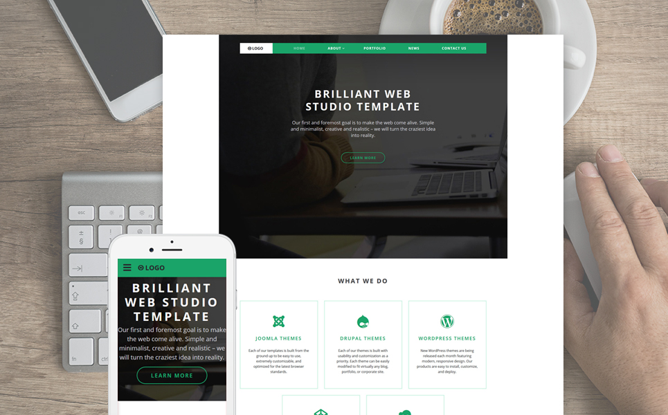 Design Studio Responsive Website Template New Screenshots BIG